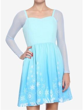 Frozen Elsa Snowflake Disney Bound Dress